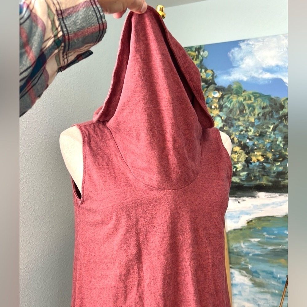 ⭐️Neon Buddha,Canada,Mauve Cowl Neck Sleeveless Casual Tunic Lagenlook,Size S - Picture 10 of 10